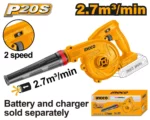 Suflanta frunze compatibila cu acumulator 20V Li-Ion  INGCO CABLI20018