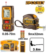 Set instrumente de măsurare 2buc INGCO HLDD241201